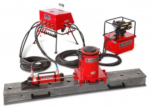 Комплект оборудования для постановки подвижного состава на рельсы ЭНЕРПРЕД АВСО-50 Специальное диагностическое оборудование